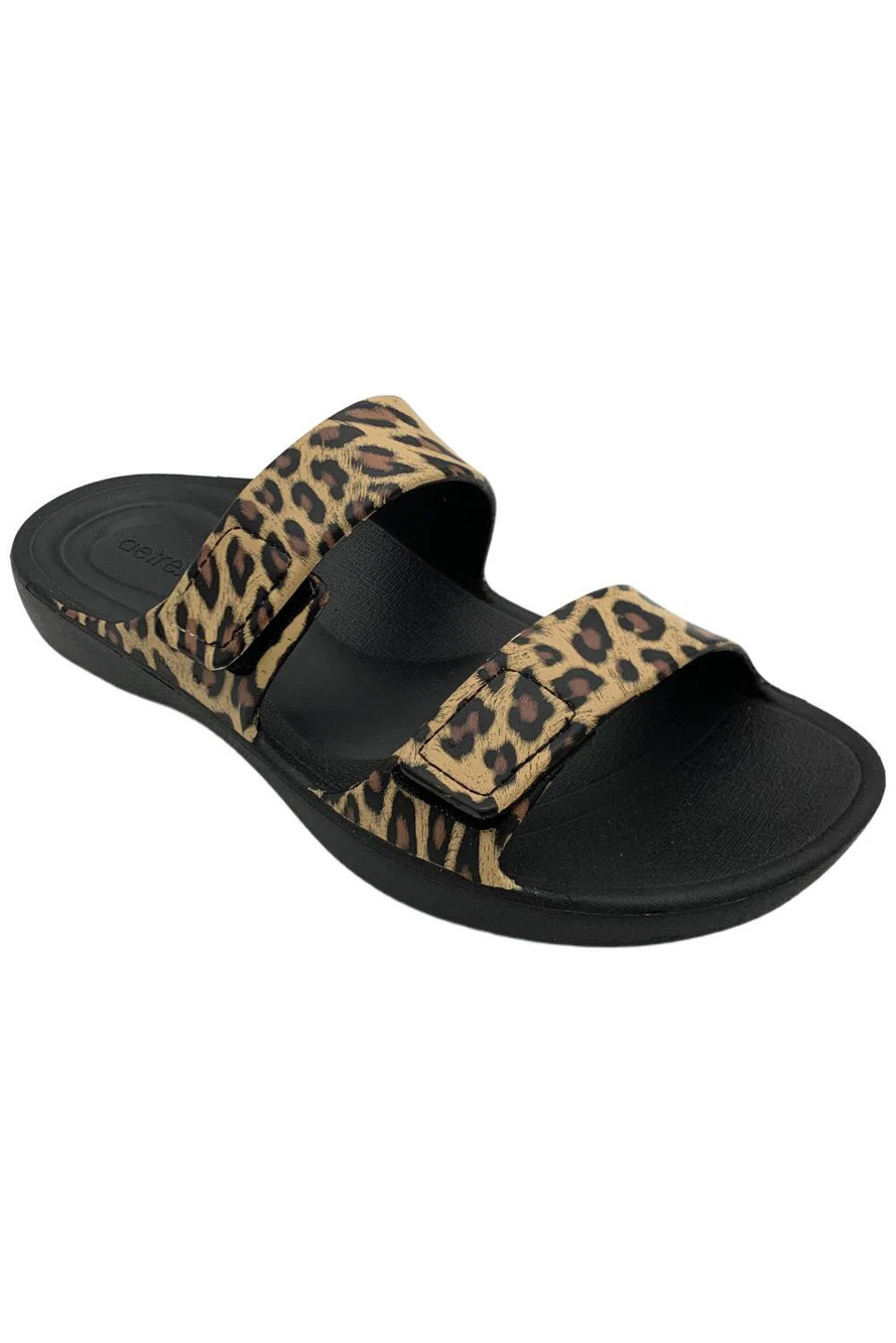 Aetrex Women's Kaia EVA Slide Sandal Leopard - Medium